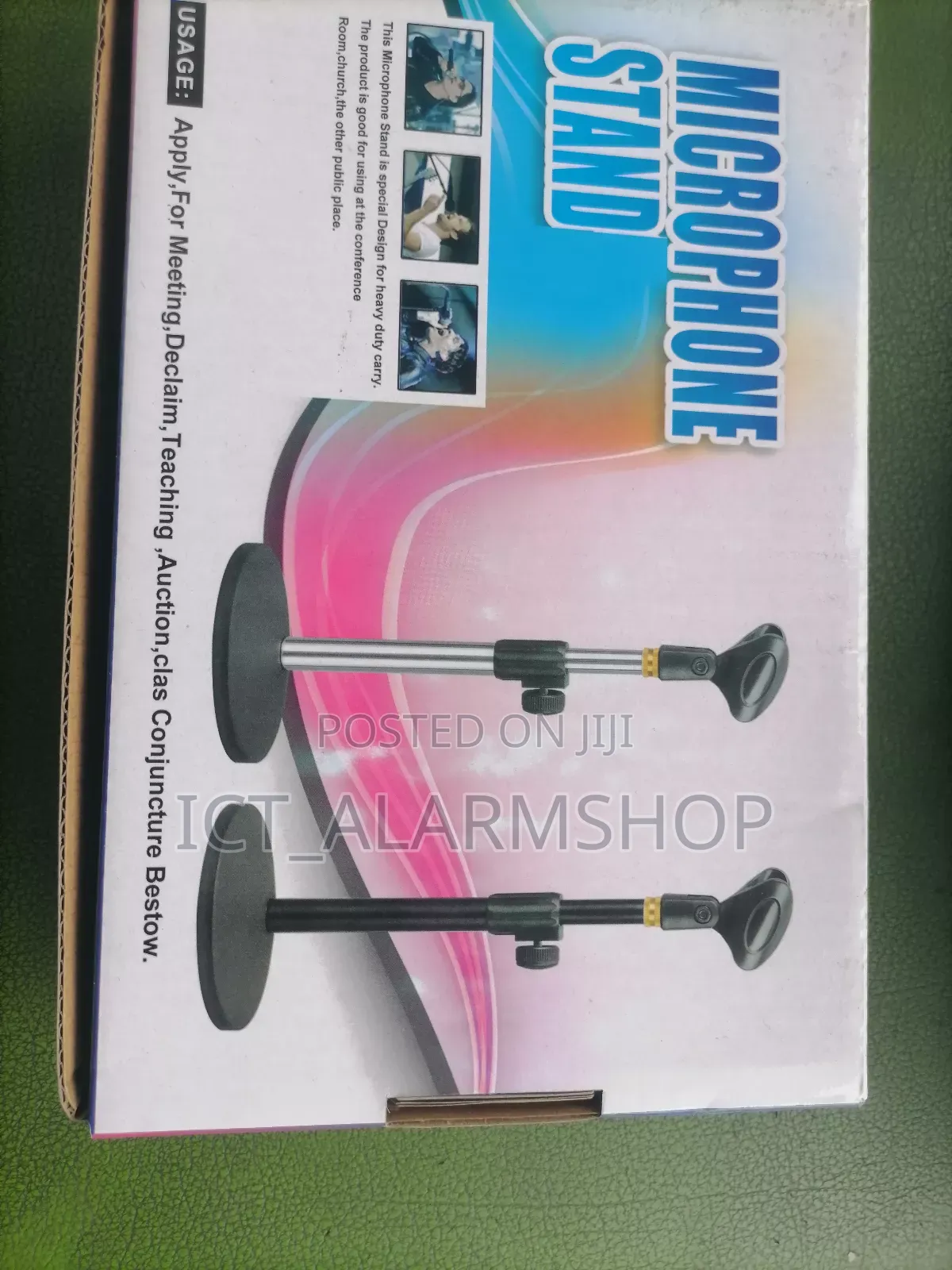 Microphone Stand With Heavy Bass Metal