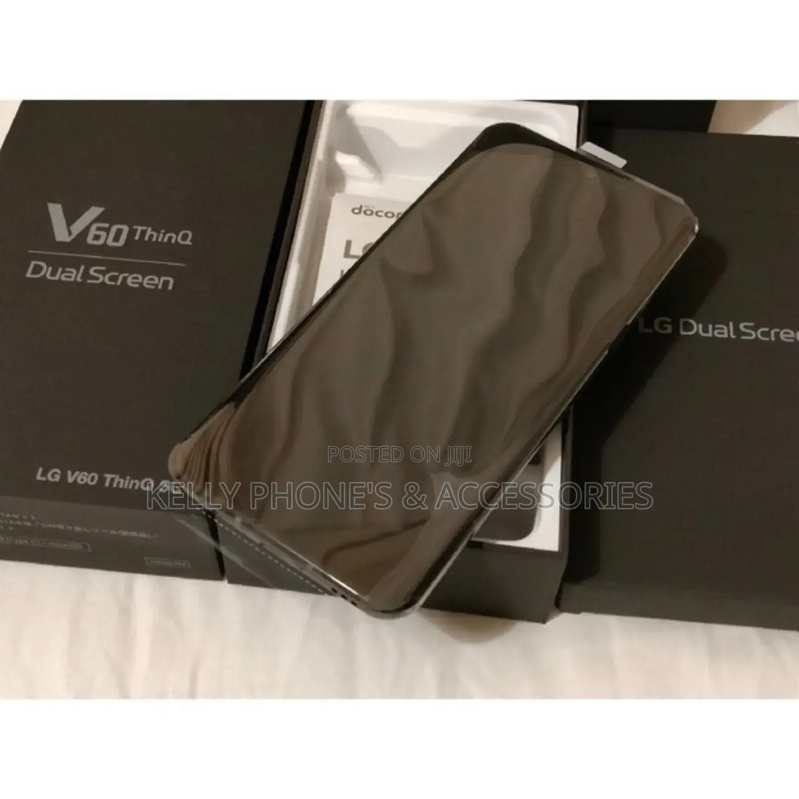 New LG V60 ThinQ 5G 256 GB Black