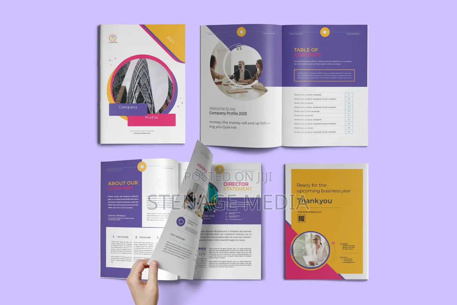 Company Profile Design – Pro Business Profile Corporate Brochure