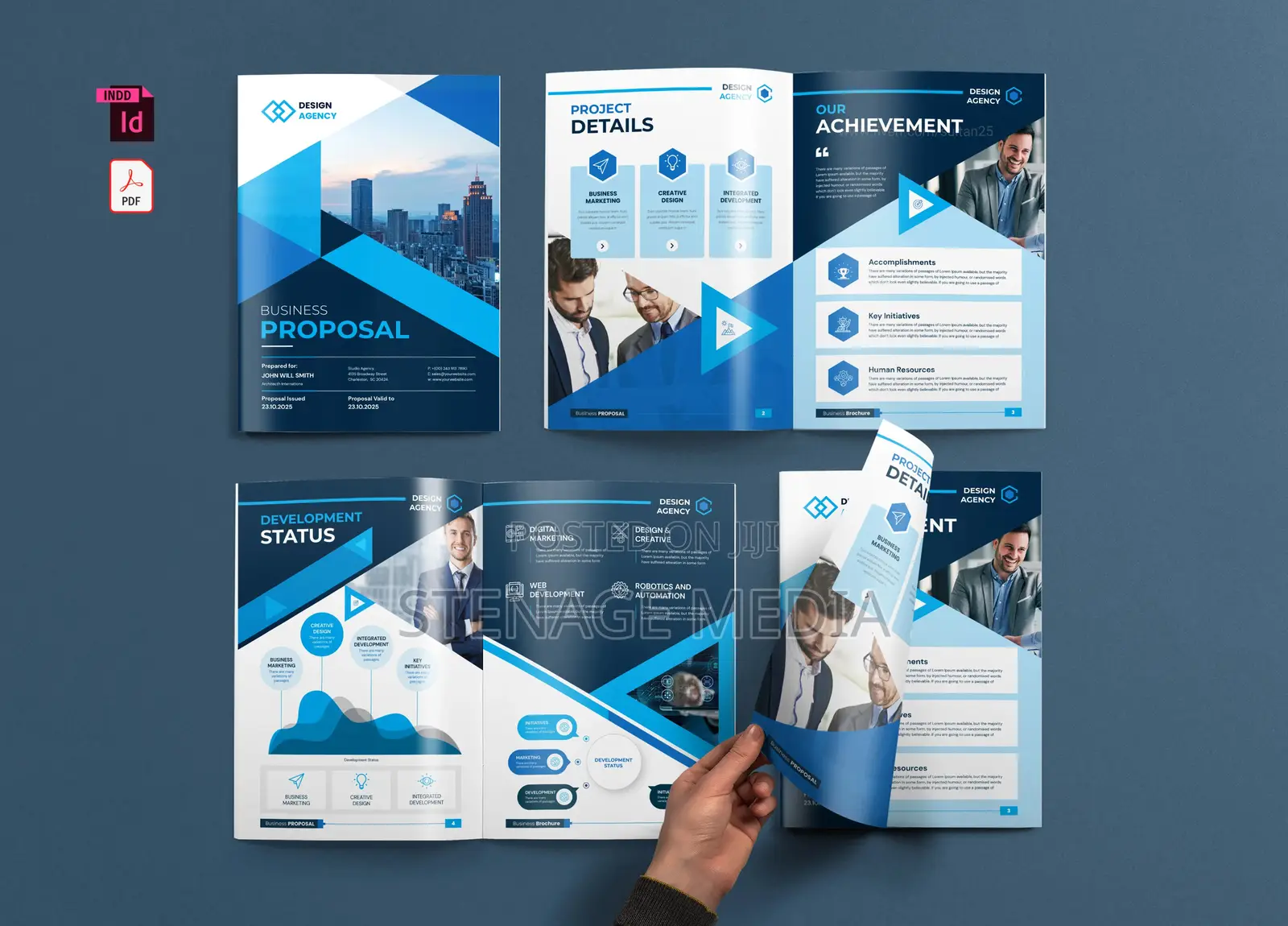 Company Profile Design – Pro Business Profile Corporate Brochure