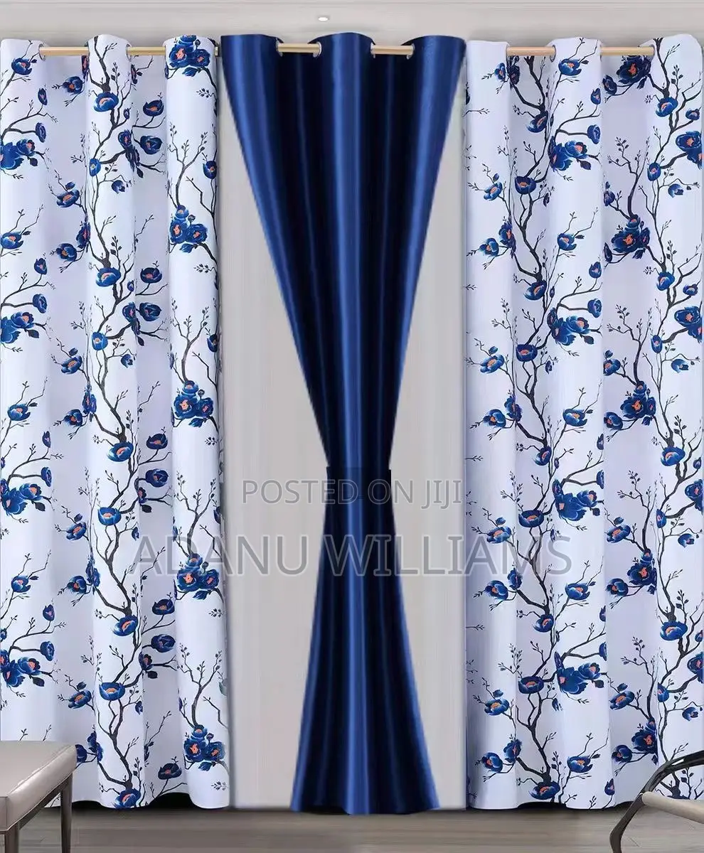Top Notch 3pcs Set of Curtains (Available in Different Colors)