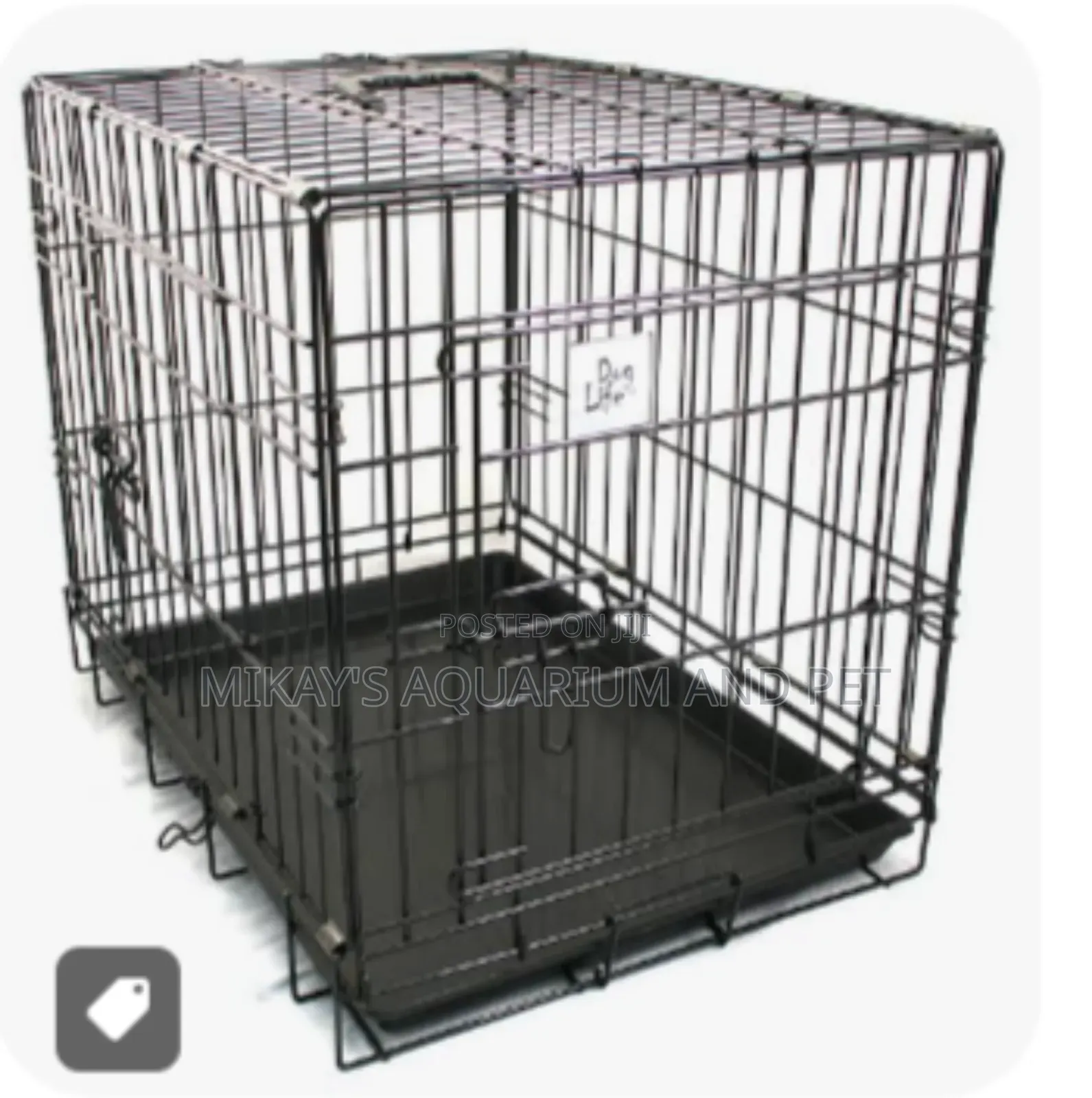 Large Metal Poodle Dog Cage
