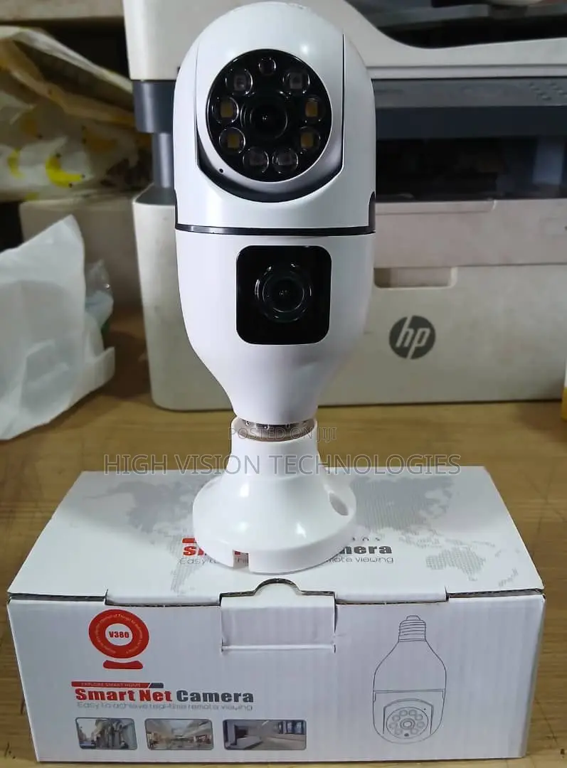 Double Lens Bulb Camera