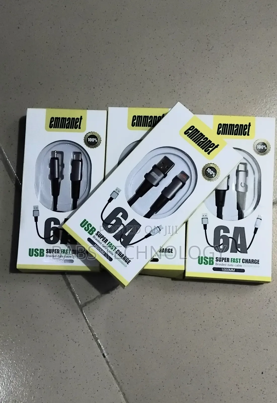 Ultra Fast 6a Charging Cable For Android iPhone