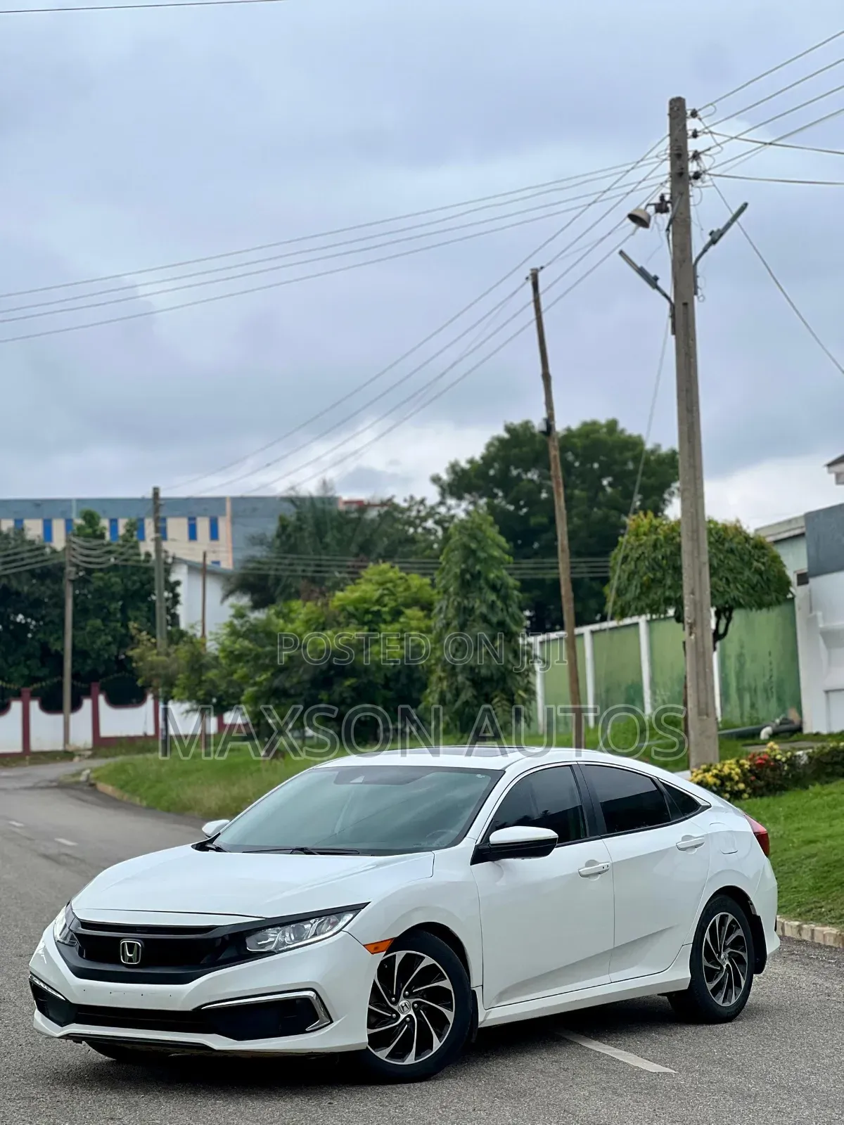 Honda Civic EX-L Sedan 2019 White