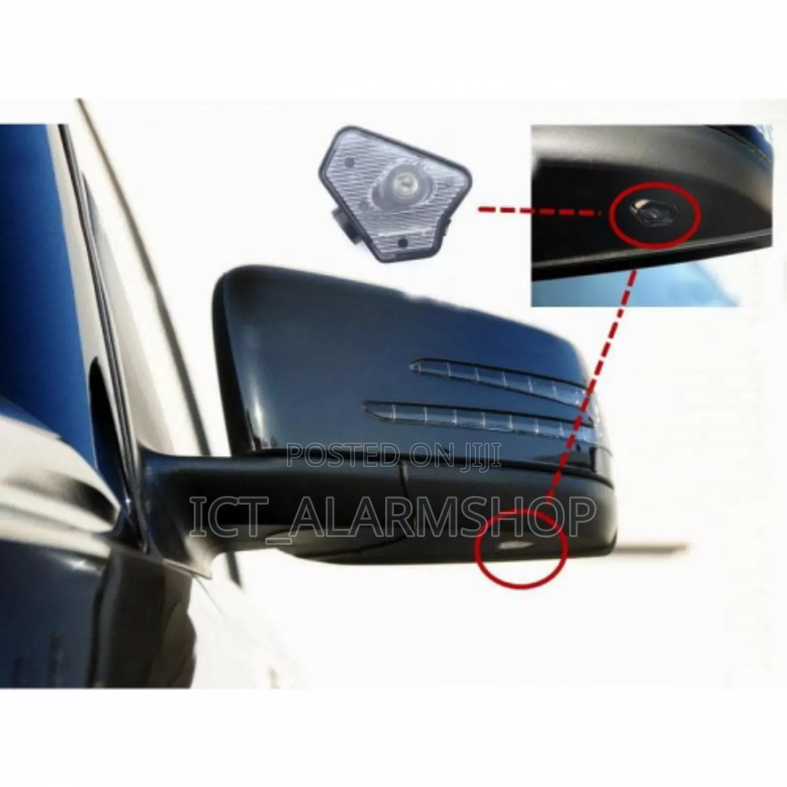 Mecedesbenz Side Mirrors Logo Shadow Projector Light