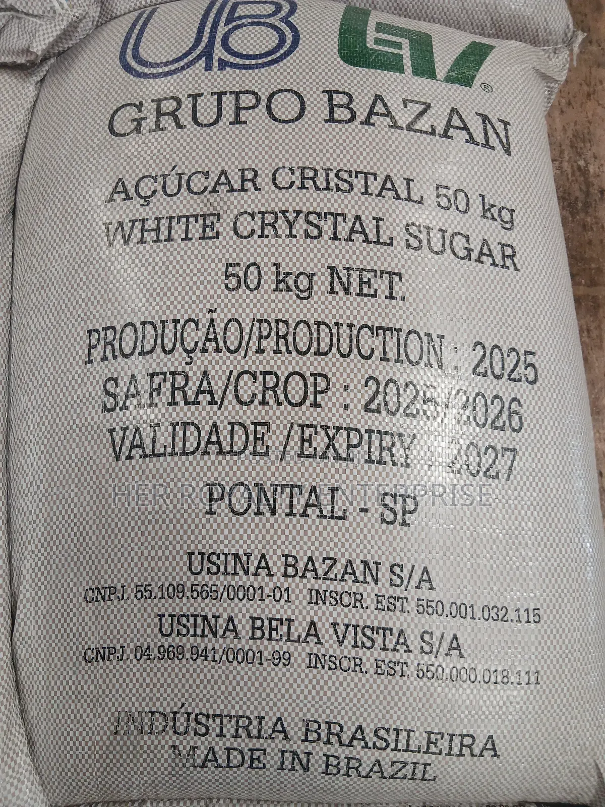 50kg White Crystal Sugar( Icumsa 150)