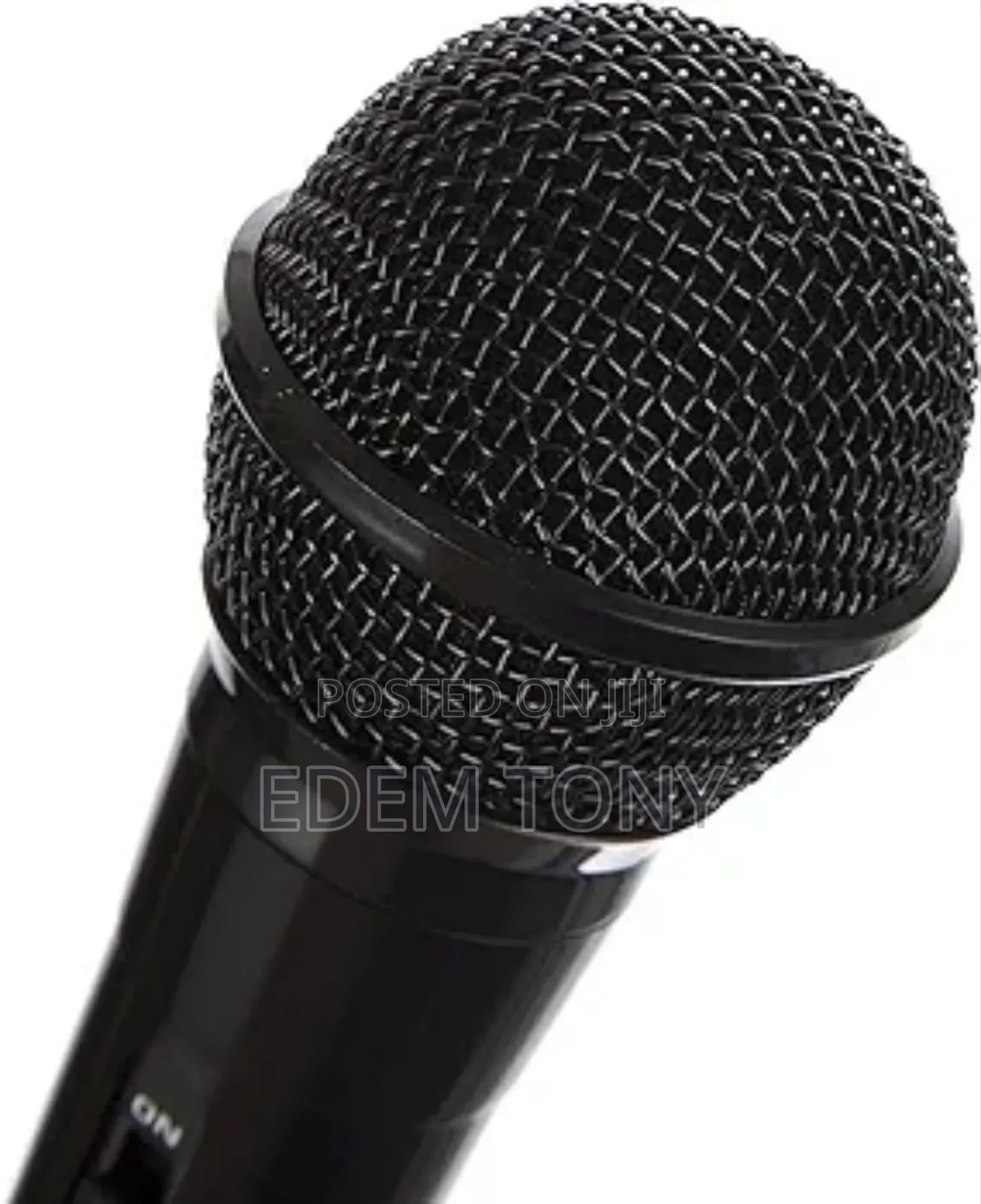 Rockjam Karaoke Microphone 3m Wired in Black