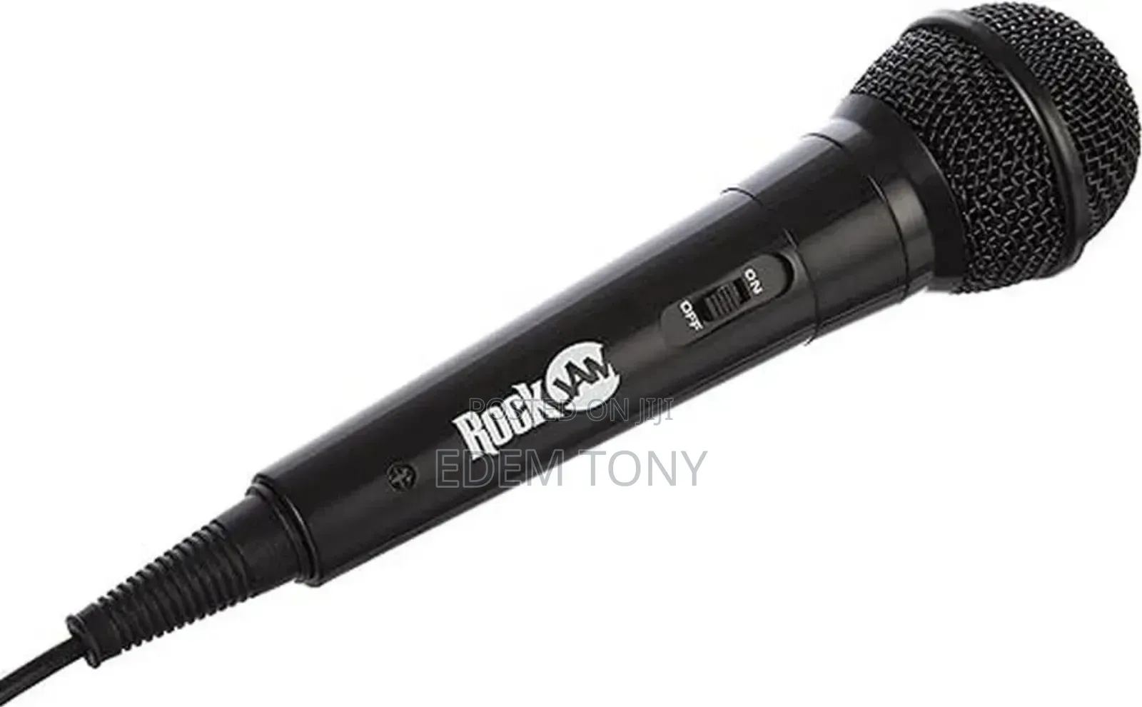 Rockjam Karaoke Microphone 3m Wired in Black