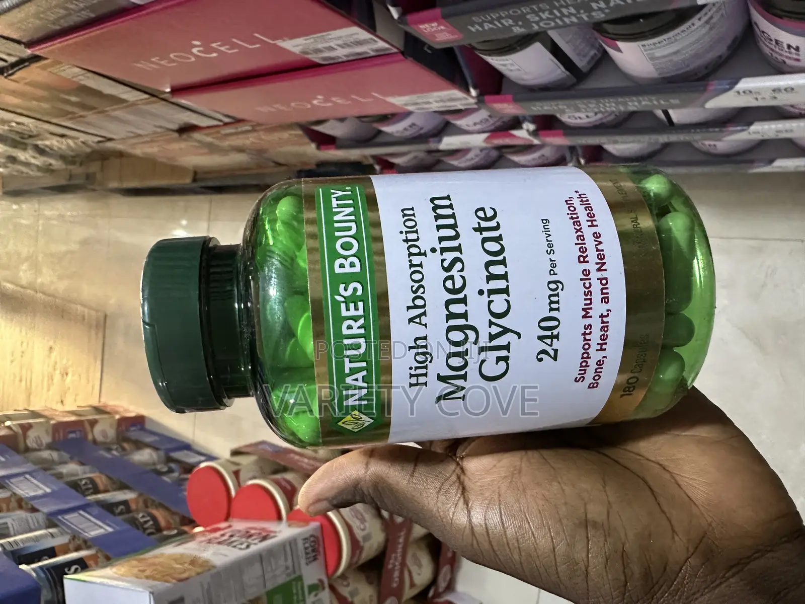 Nature’S Bounty Magnesium Glycinate 180 Capsules