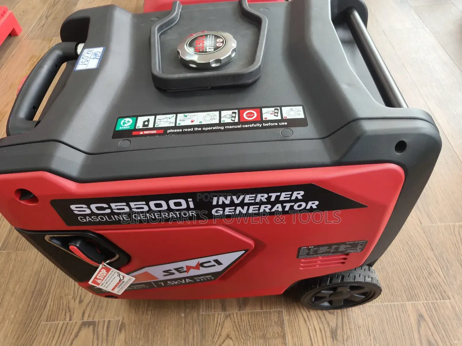 7.5kva Senci Sc5500i Silent Inverter Petrol Generator Fuel Saving