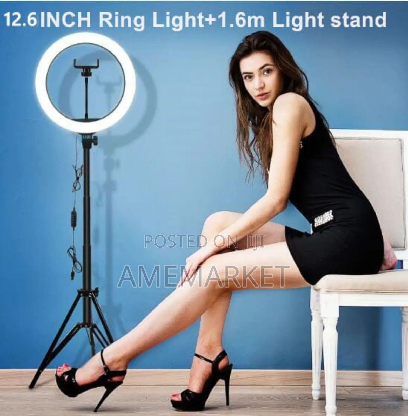 Professional (12 Inch) Led Ring Light With 7 Feet Tripod Stand