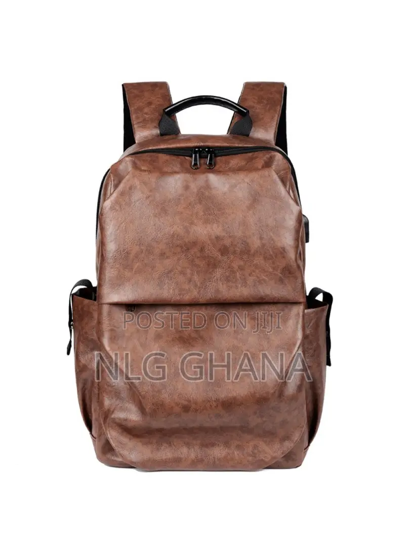 760 Pu Leather Men Backpack Casual Travel Laptop Storage Bag. Tvx27646
