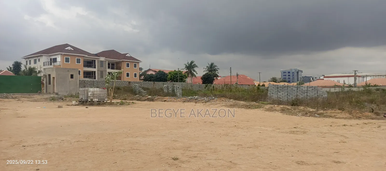 6 Plots of Land for Sale Spintex Entrance University.