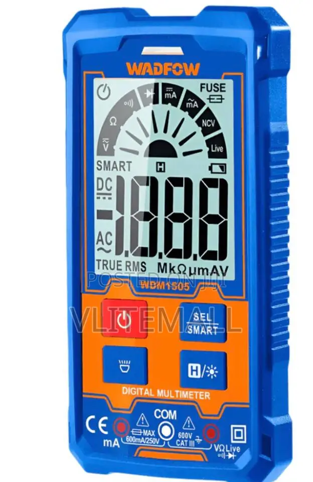 Wadfow Digital Multimeter 4000 Counts 600v - Wdm1503