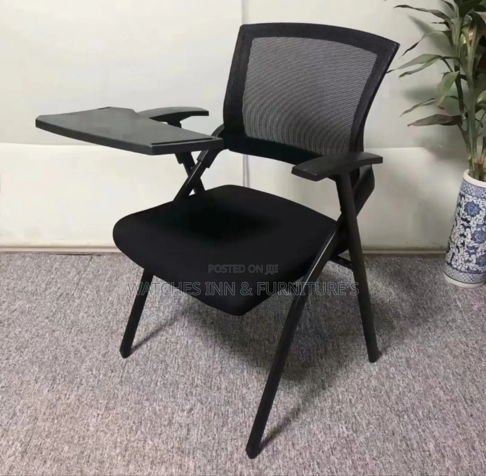 Offce Chair With Writing Board for Training, Lectures, School Etc