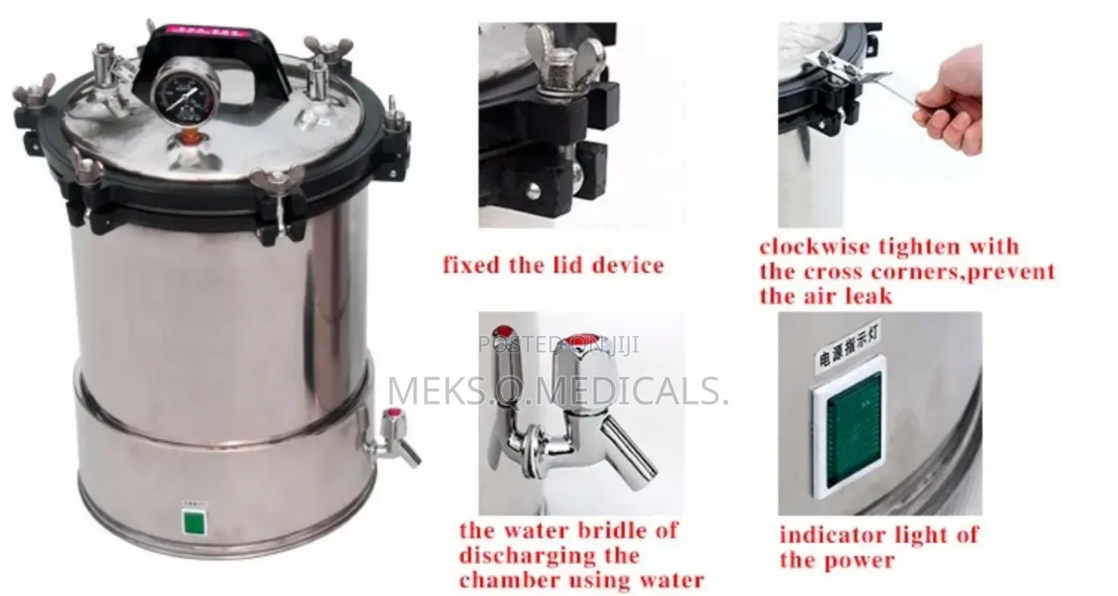 Autoclave Machine 18 Without Timer