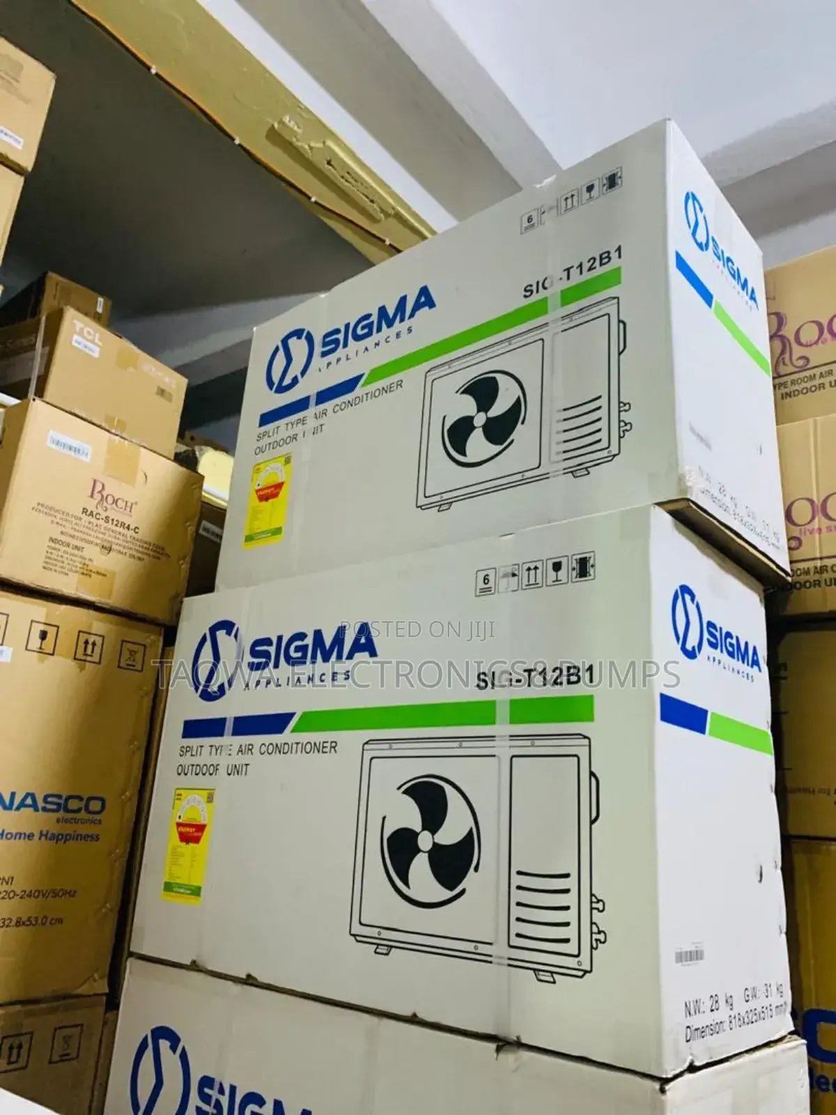 Sigma 1.5hp White Air Conditioner