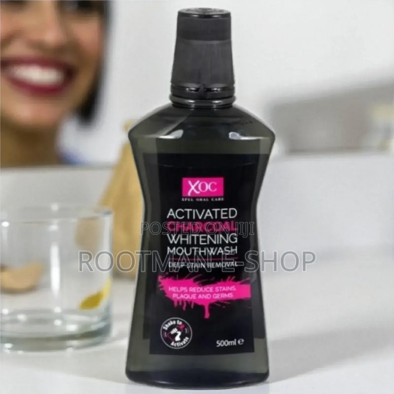 Active Charcoal Whitening Mouth Wash