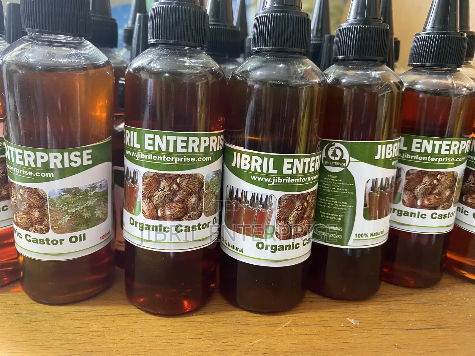 Organic Castor Oil, 100% Natural, No Additives
