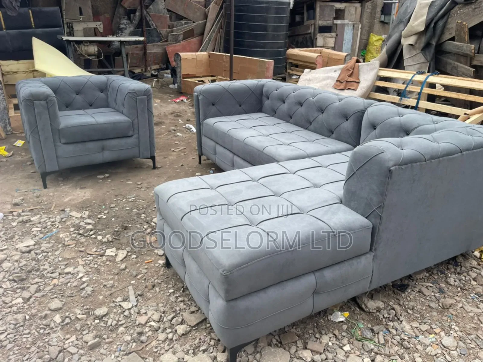 2 Seater L Shape Sofa Furniture Plus Single