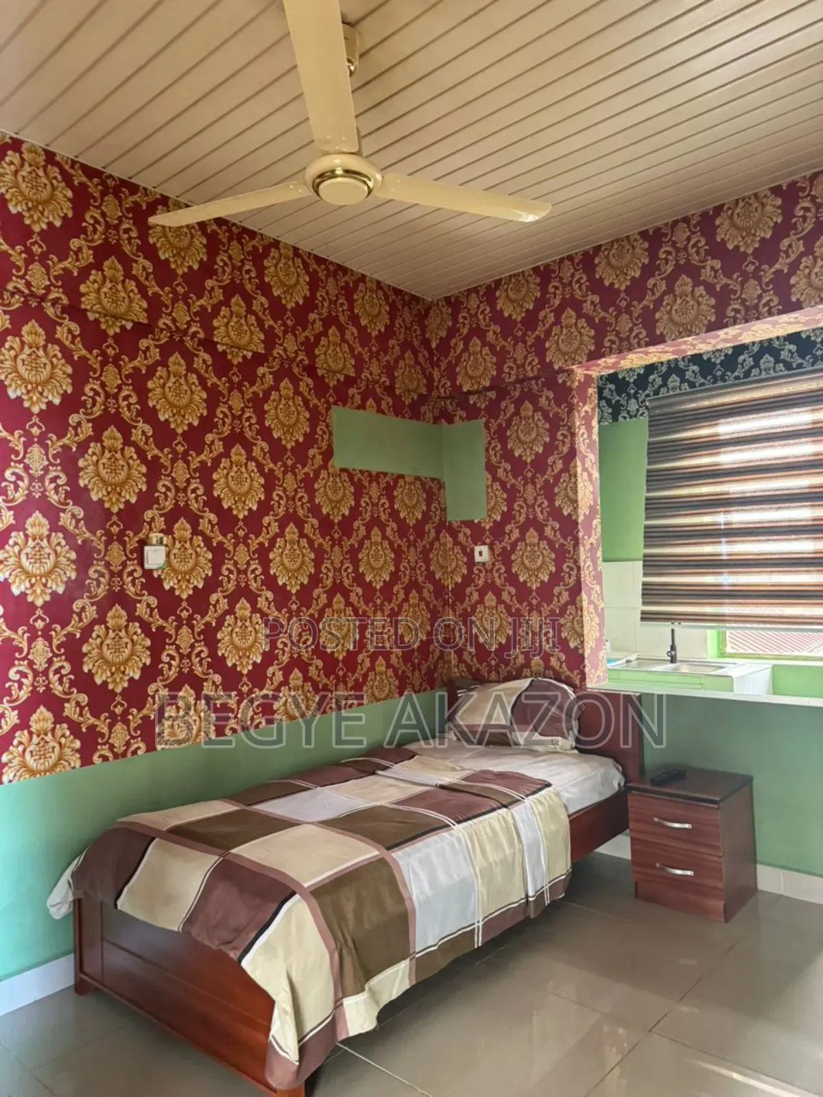 Furnished 1bdrm Apartment in Owoo Plastic Street, West Legon for rent