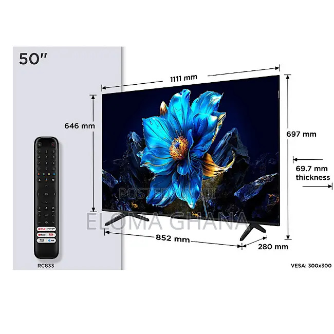 Promo: TCL 50′′ Qled Pro Smart Android Television - 50p7k