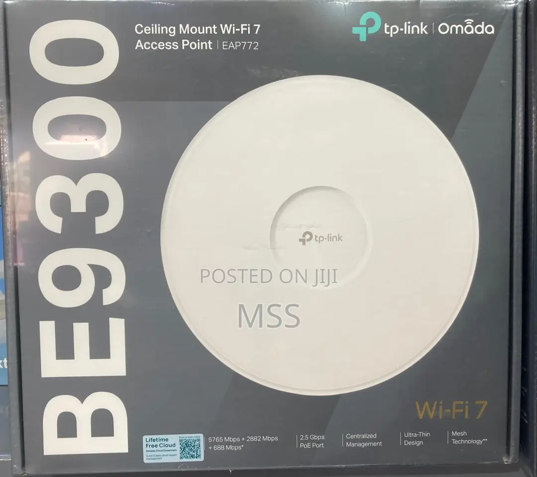 Eap772 Omada Be11000 Ceiling Mount Tri-Band Wi-Fi 7 Access Point