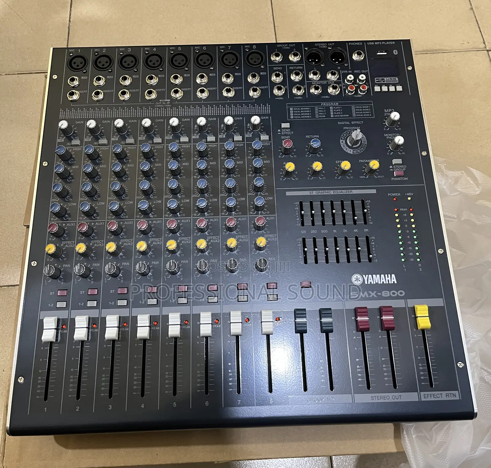 SMX-8 Mixer Console 8-Ch Premium Mic/Line Powerd Mixe