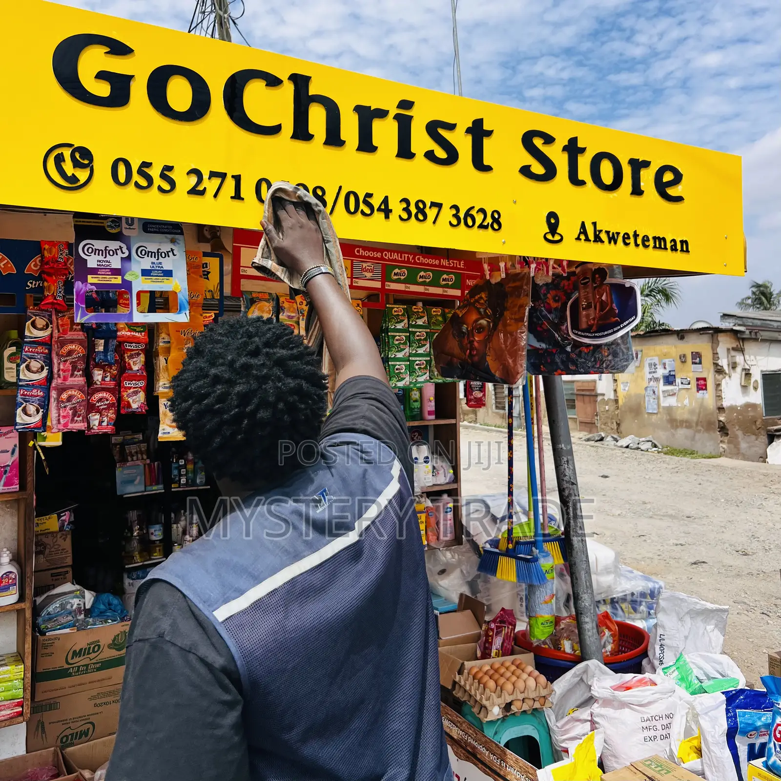2d Outdoor Facial Signage for Gochrist Store