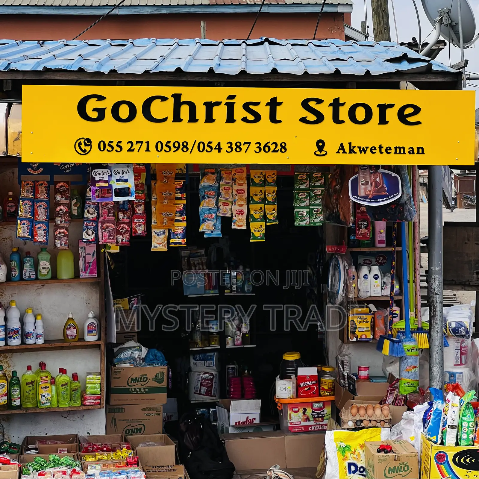 2d Outdoor Facial Signage for Gochrist Store