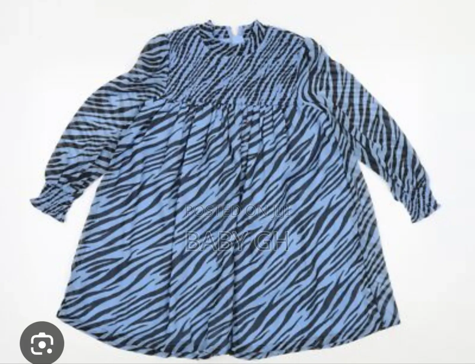 M S Girls Blue Long Dress