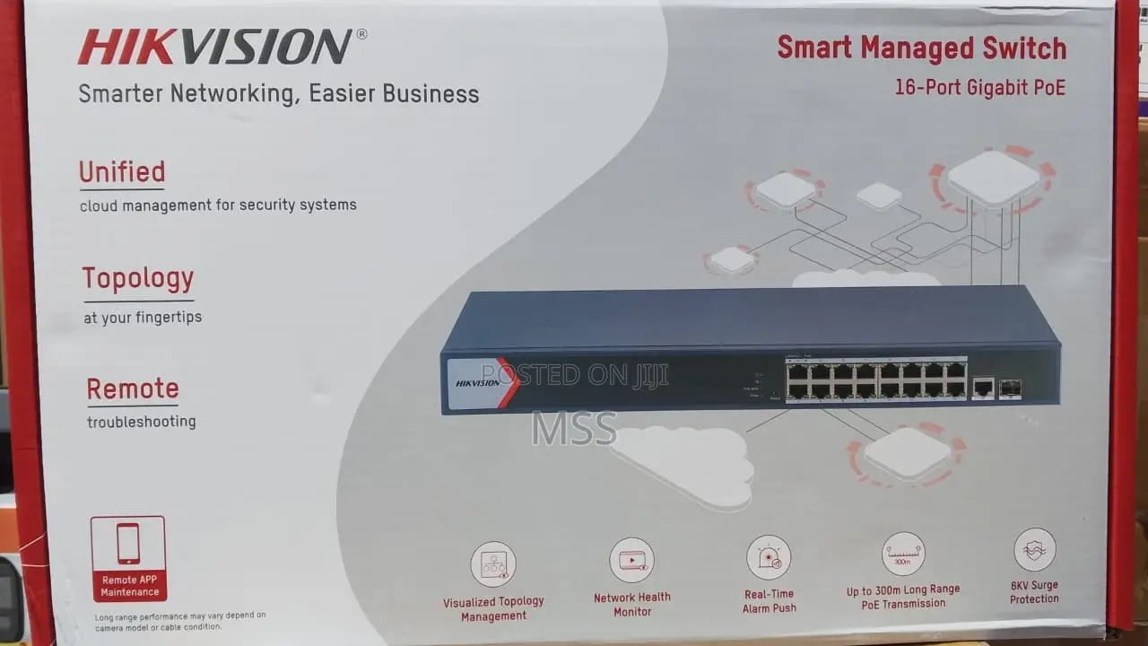 Ds-3e1518p-Ei=16 Port Gigabit Smart Poe Switch
