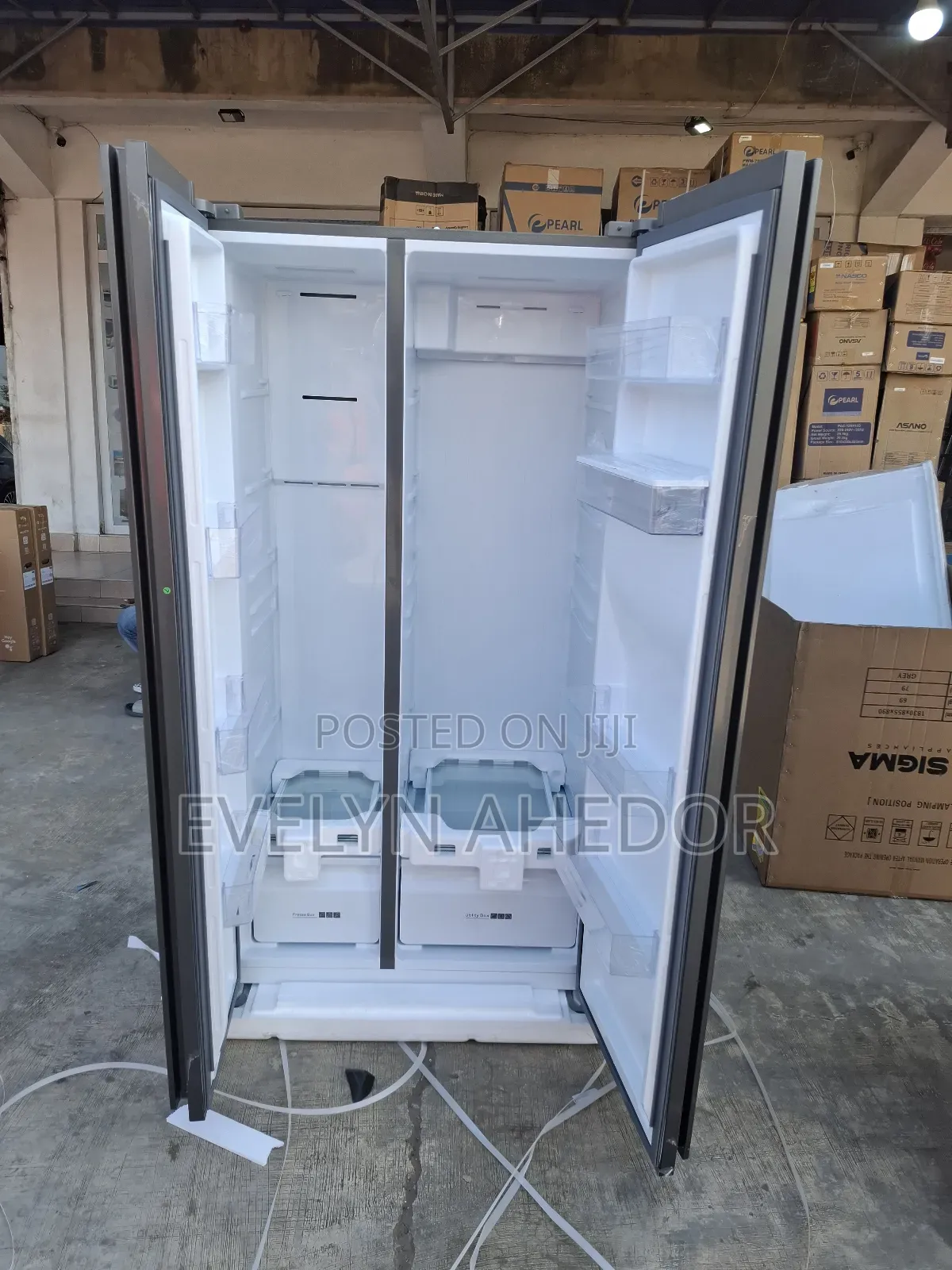 Strong Compressor of Sigma Side by Side Fridge 503 Litres for Sale
