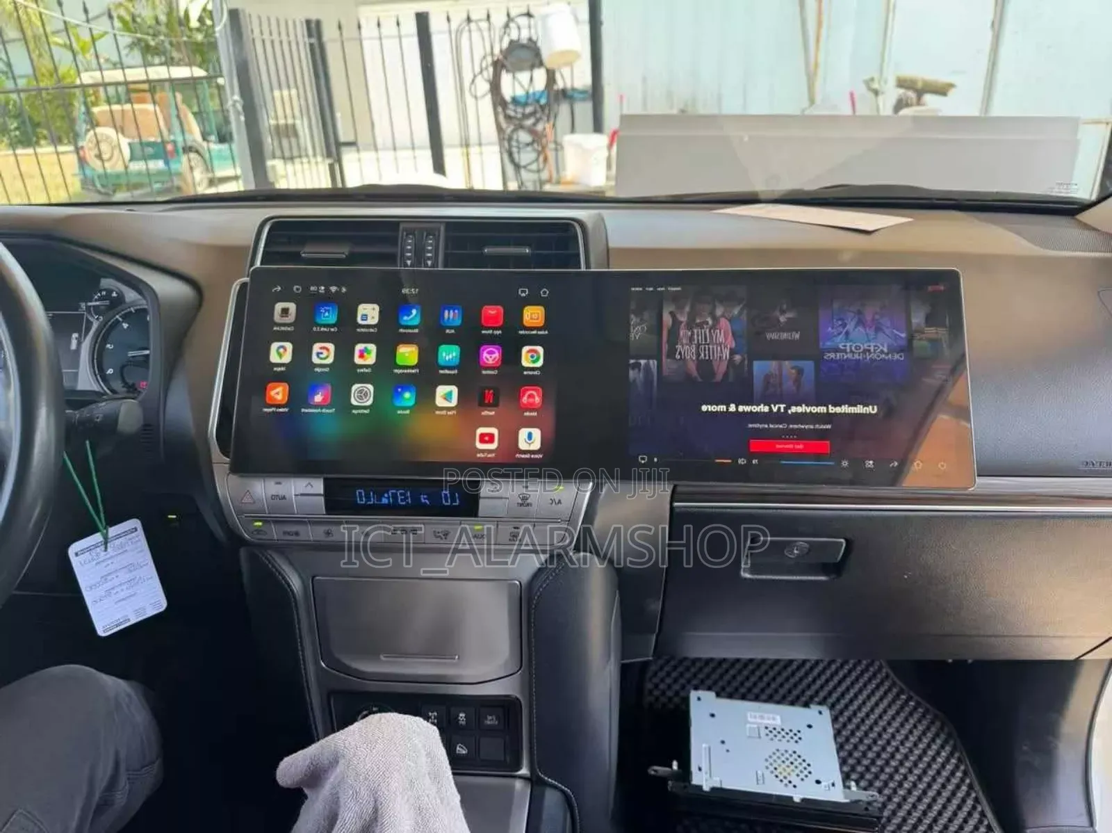Car Android Radio Long Dual Qled Screen