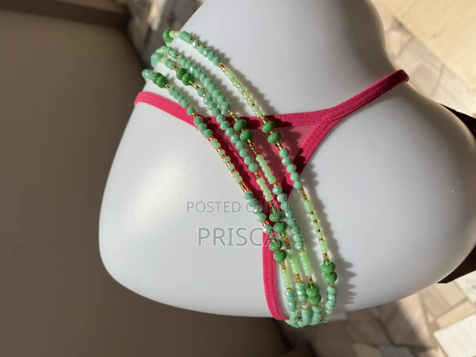 Green Crystal Waistbeads
