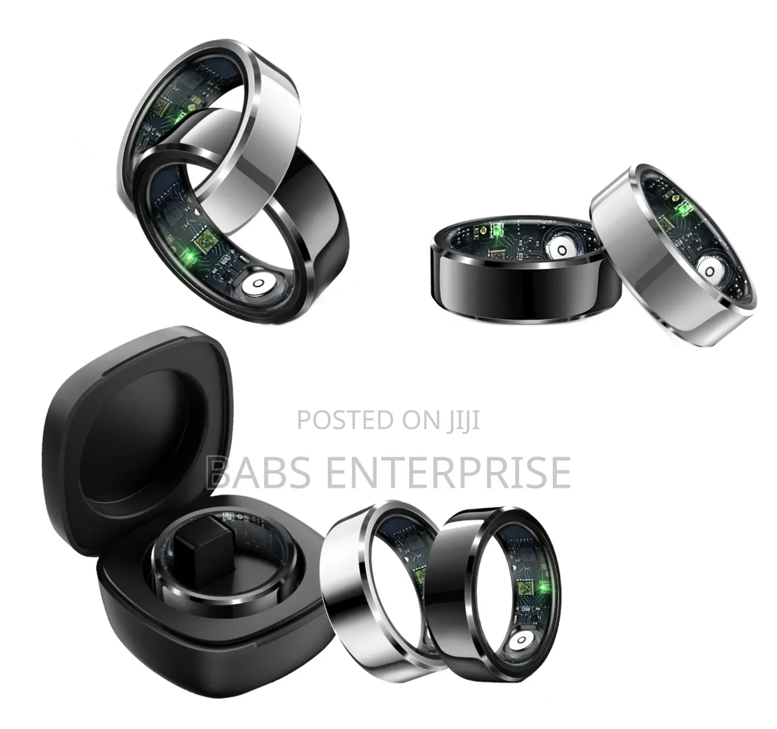 R6 Smart Ring Heart Rate Monitor Blood Pressure Ring Sleep Tracker