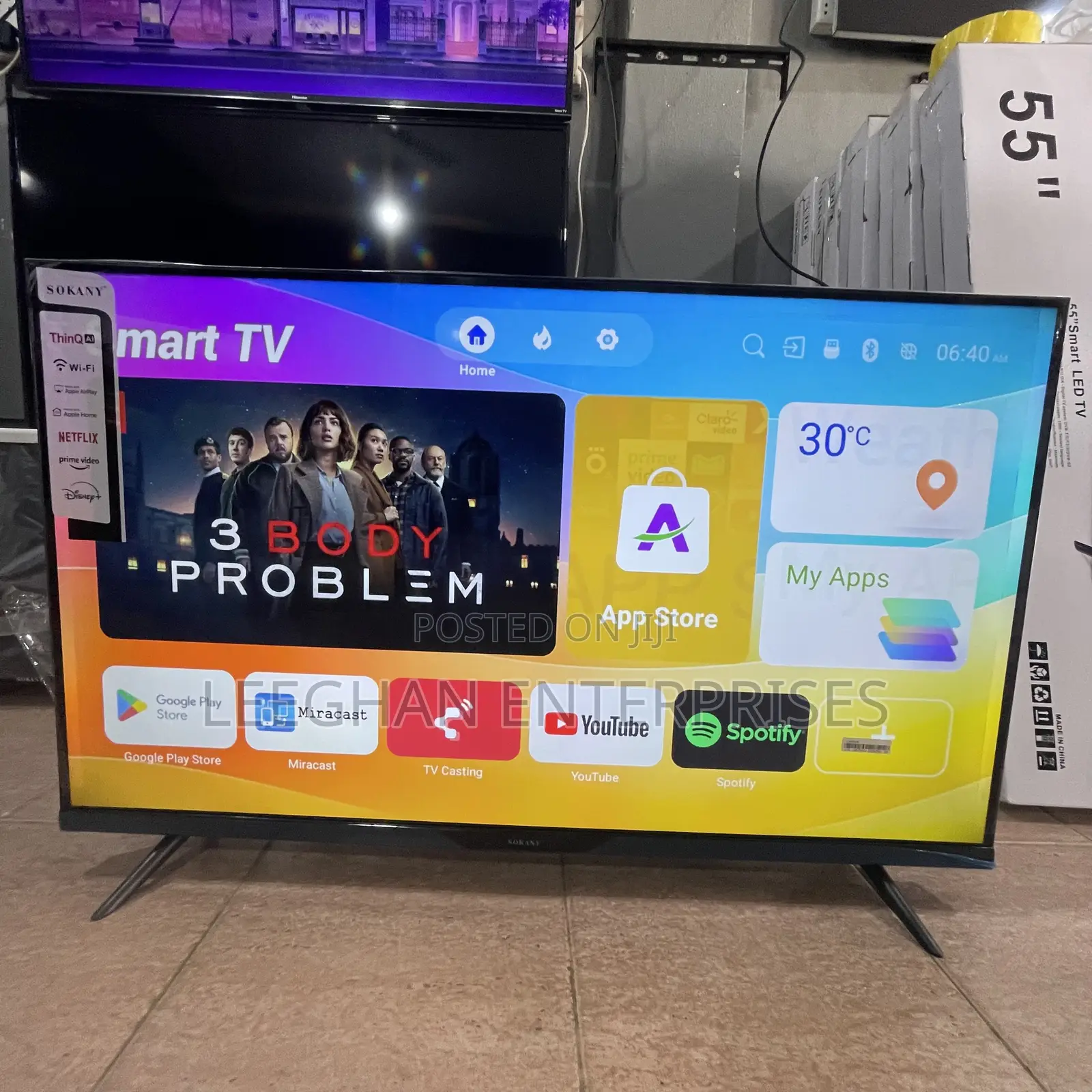 55”Smart Android Edgeless Tv