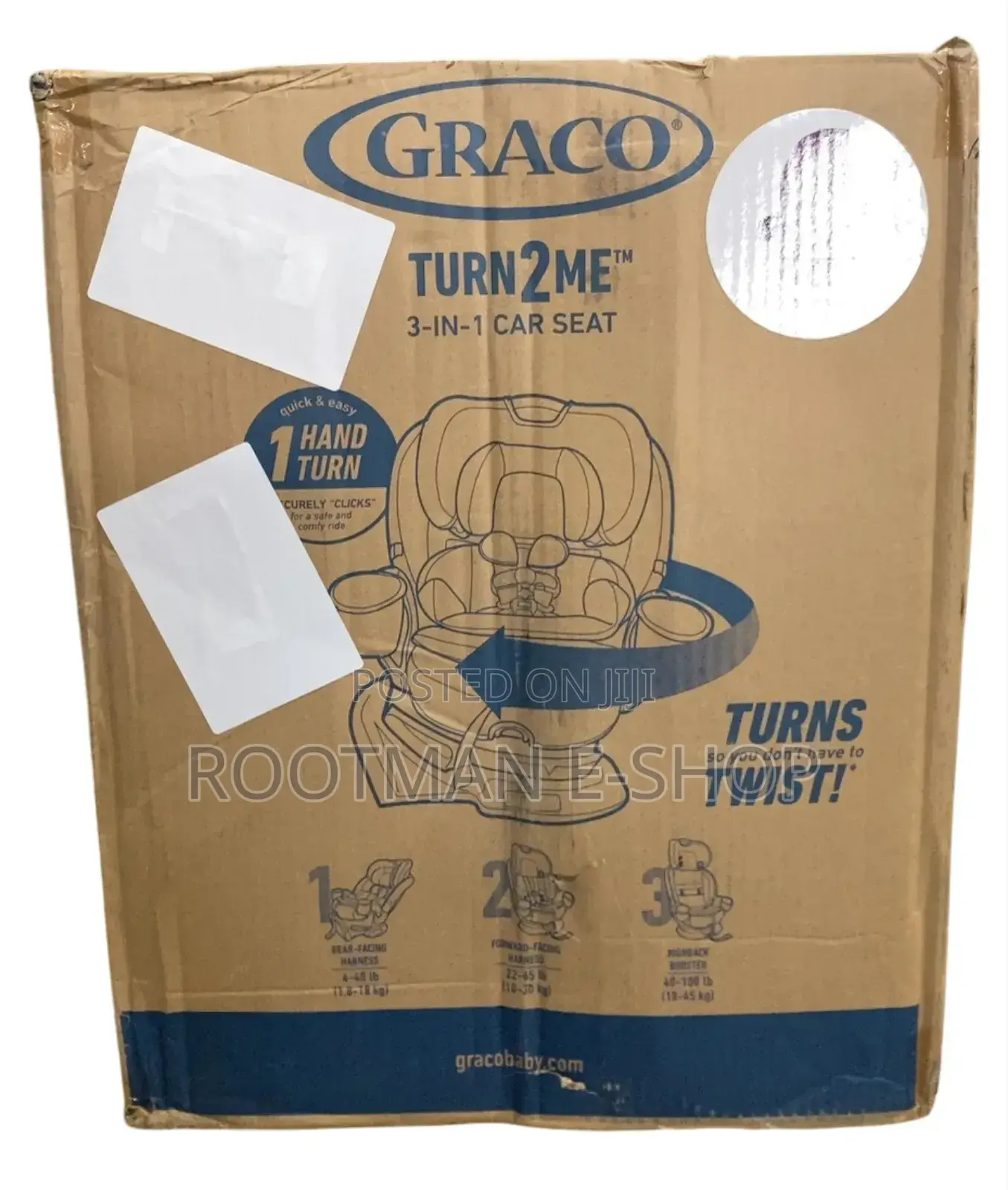 Graco Turn2me 3-in-1 Rotating Baby Car Seat For Kids