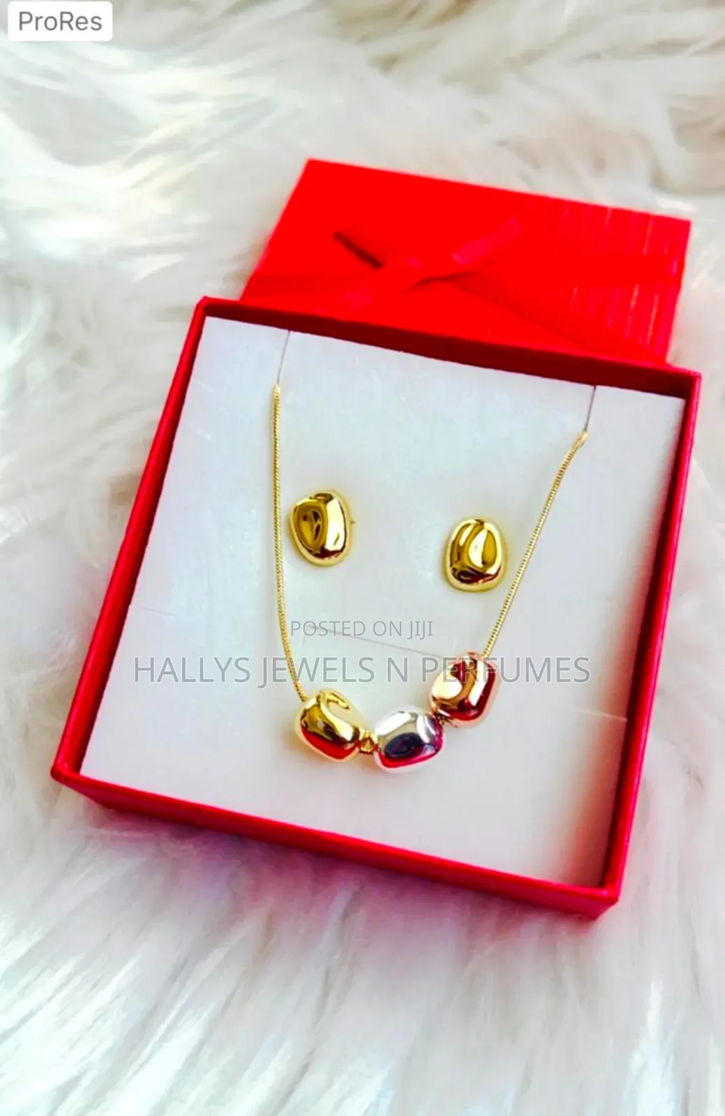 Jewellery Set, Skin-Friendly, Gold Plated
