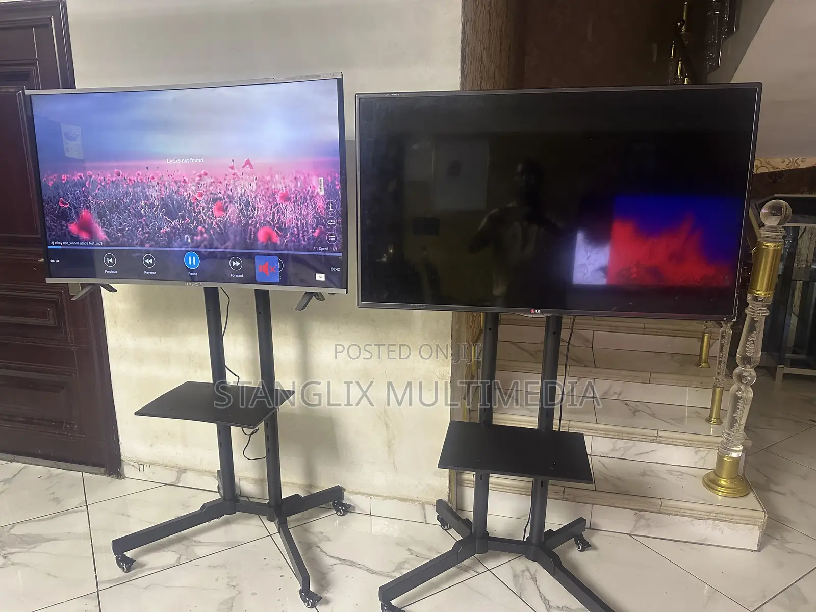 Tv And Tv Stand For Rent