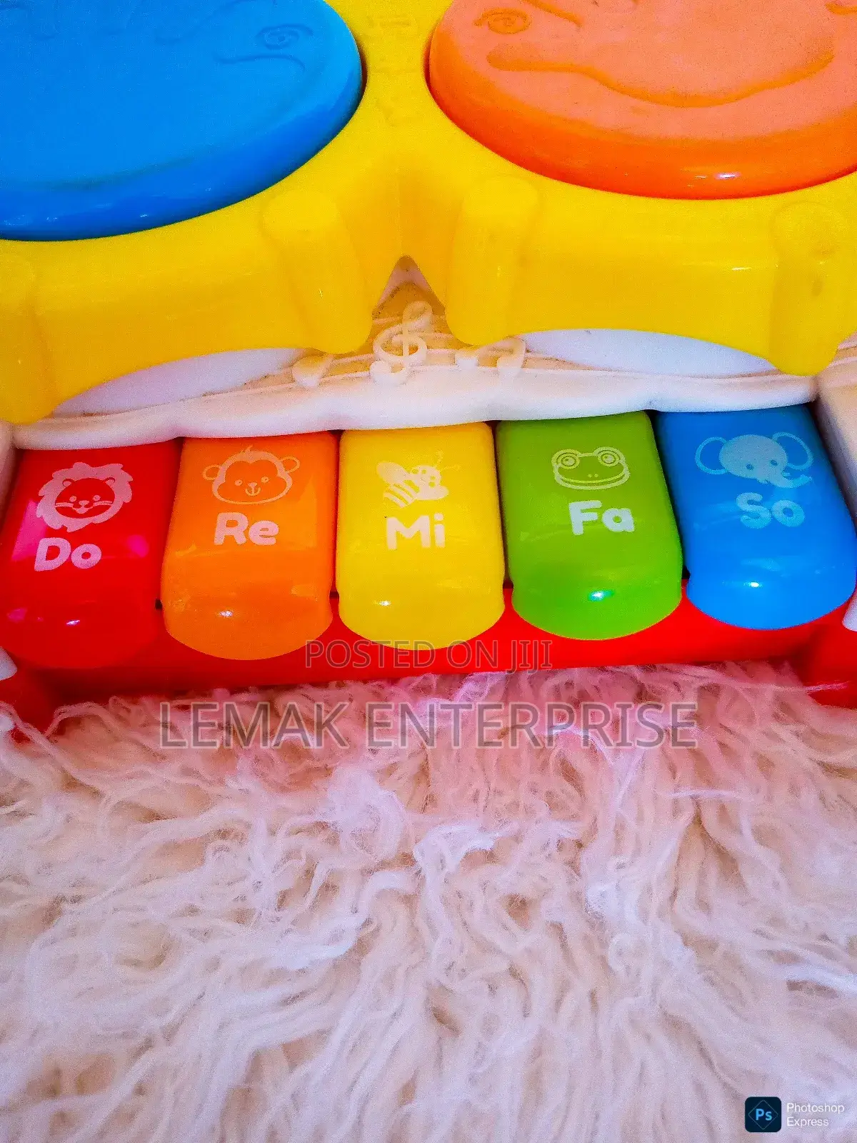 Colorful Children's Toy Drum Set