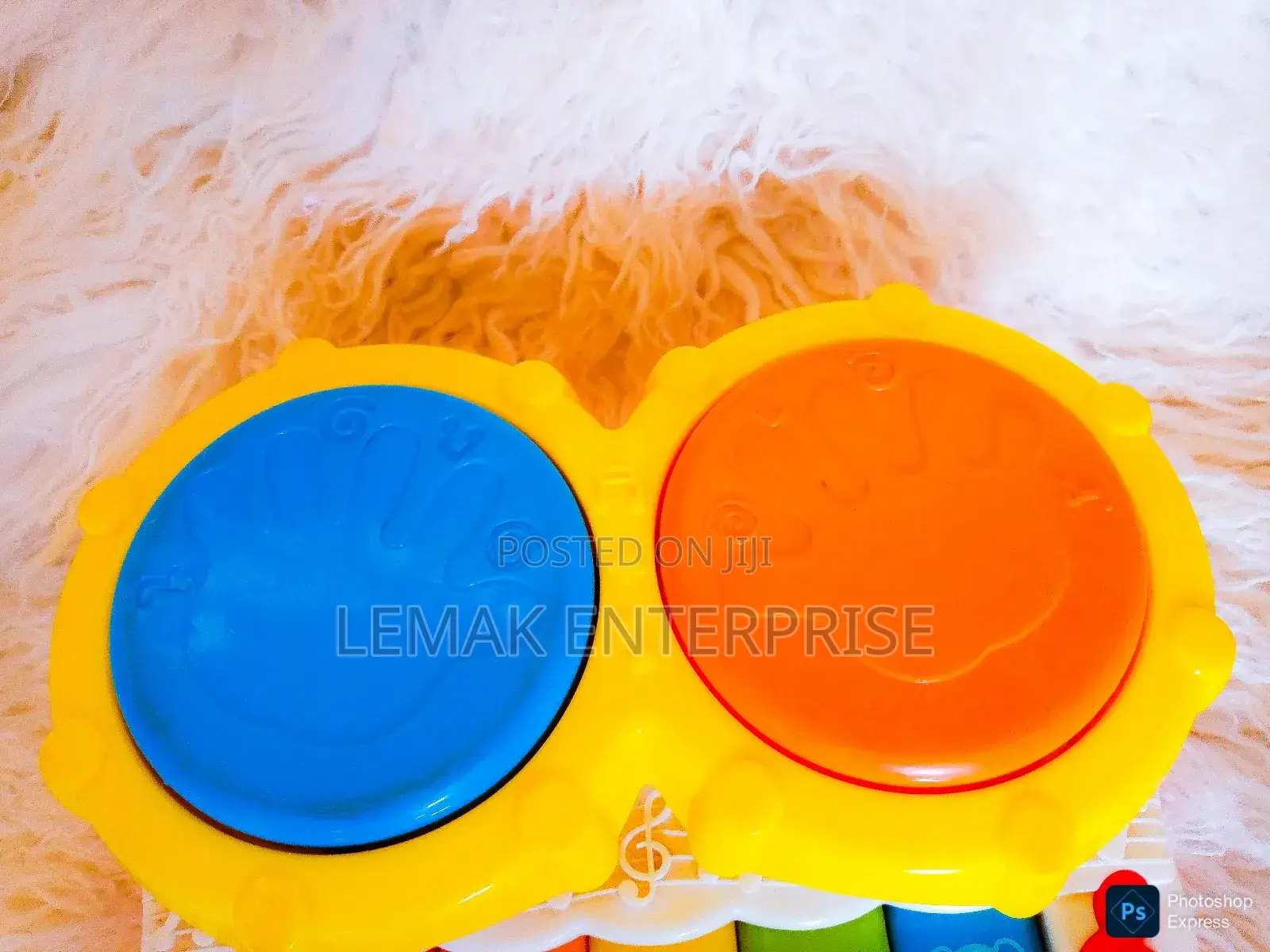 Colorful Children's Toy Drum Set