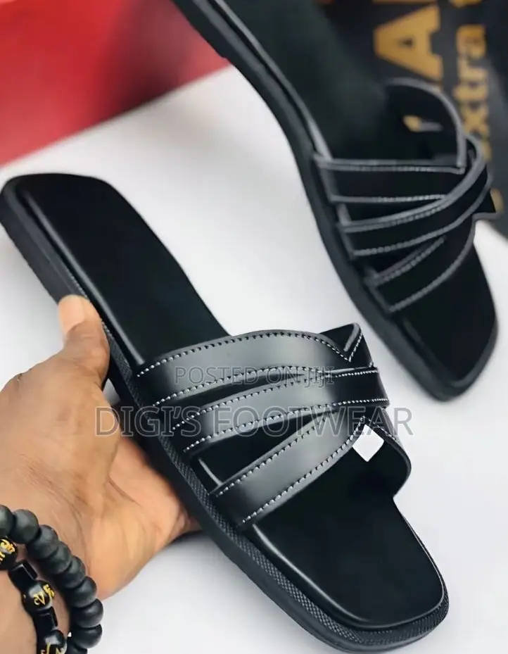 Black “Preman” Ladies Slippers