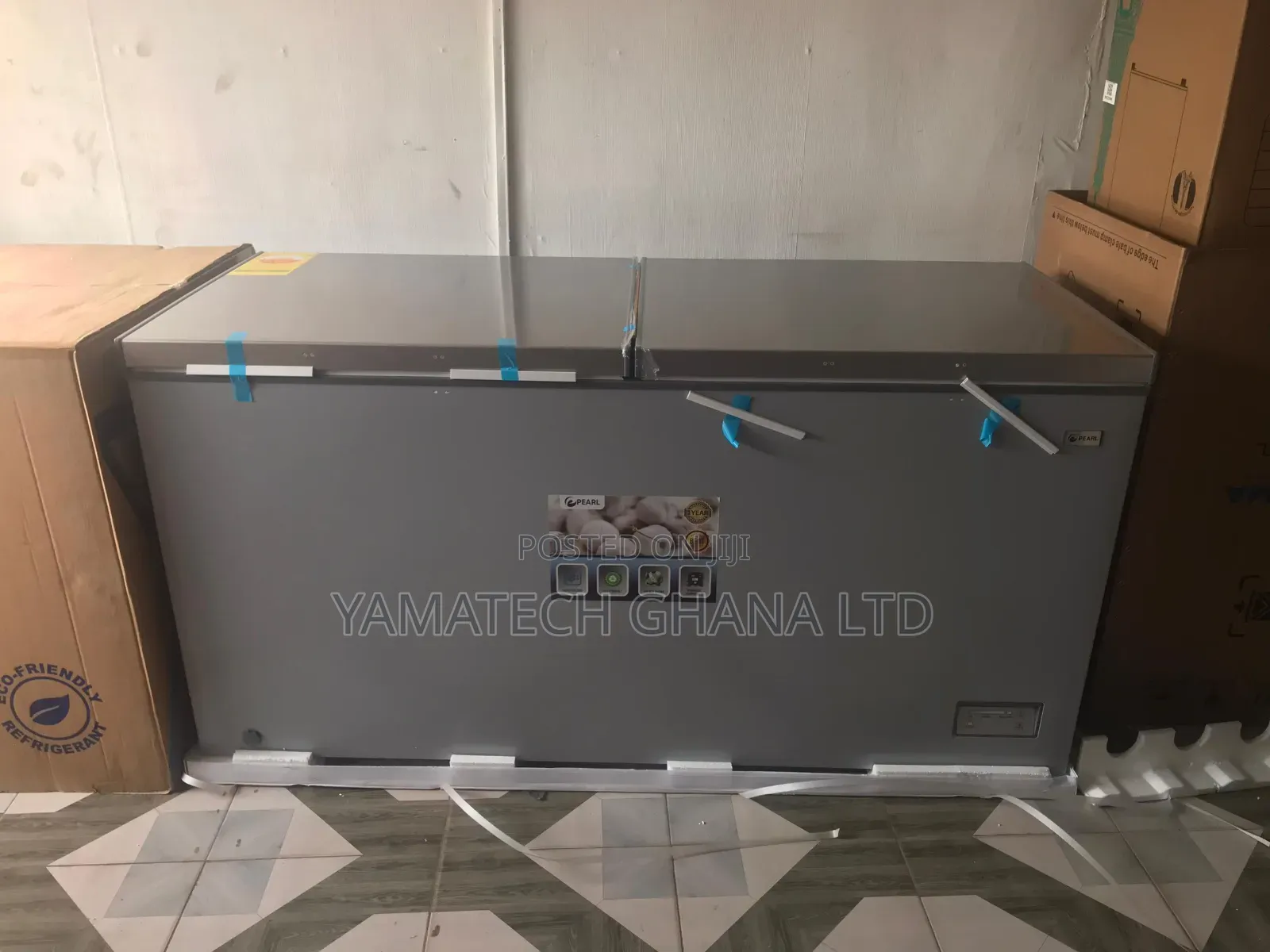 The Original Pearl 508l Double Door Chest Freezer