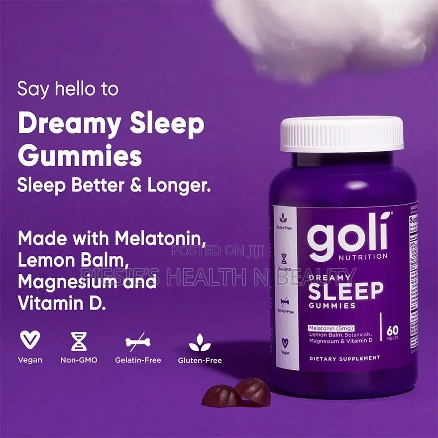 Goli Dreamy Sleep Gummy - 60 Count