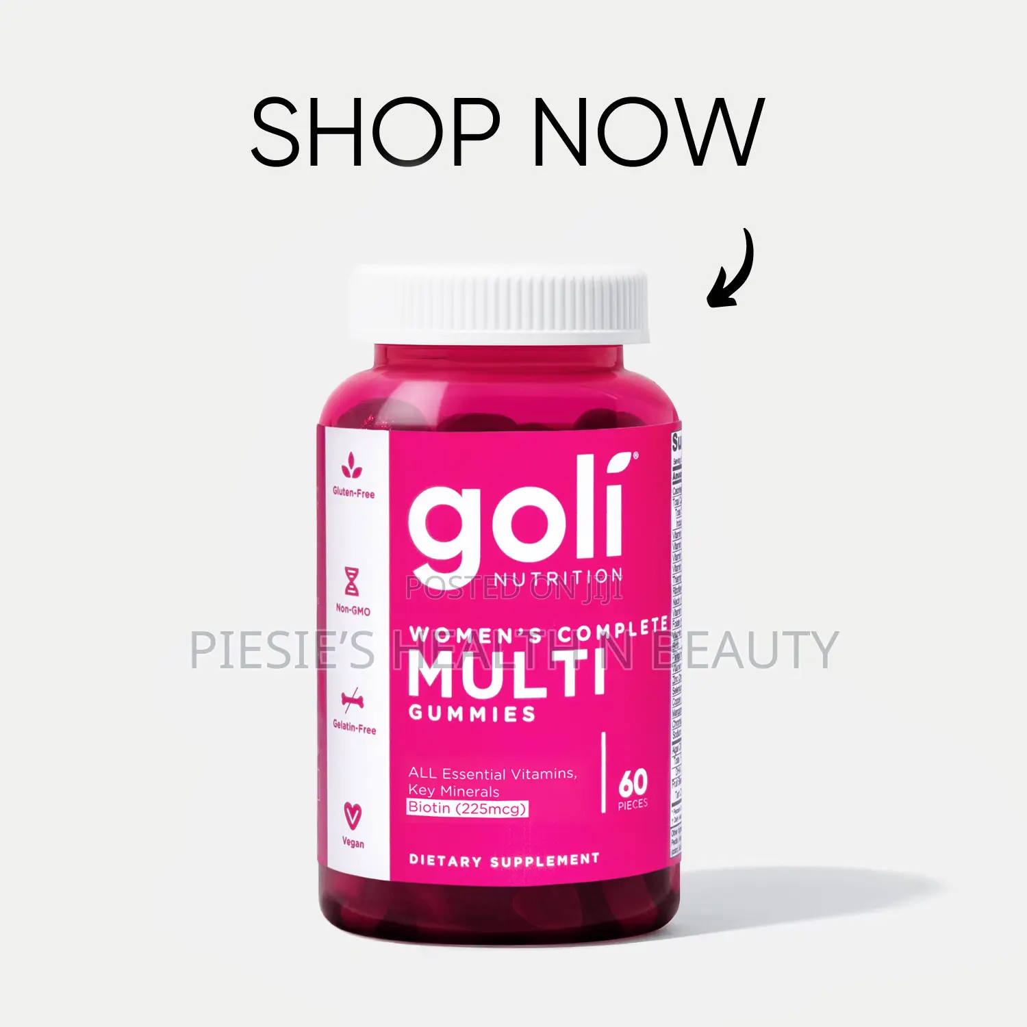 Goli Women’S Multivitamin Gummies - 60 Count