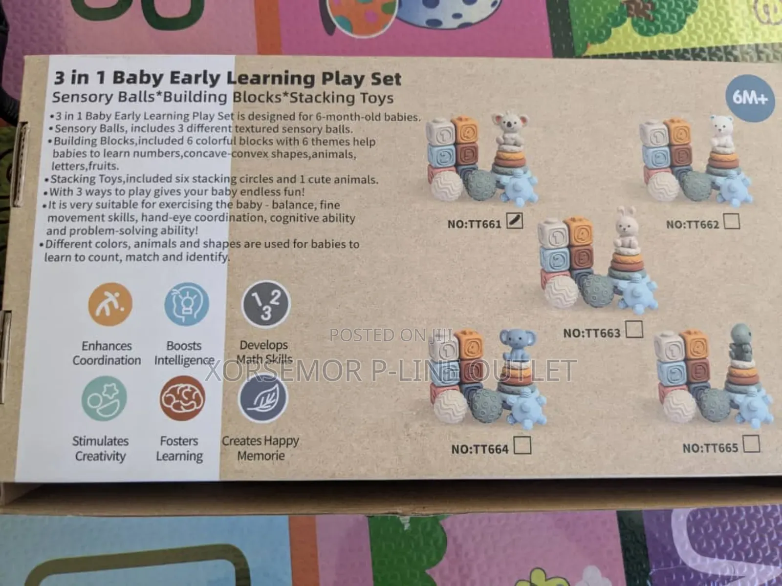 3 in 1 Baby Learning Play Set