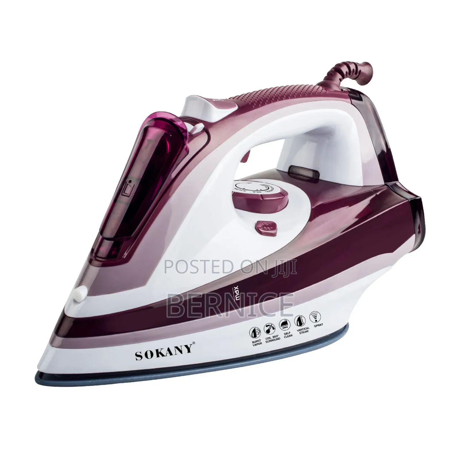 **Sokany Electric Iron – Smooth Easy Ironing**