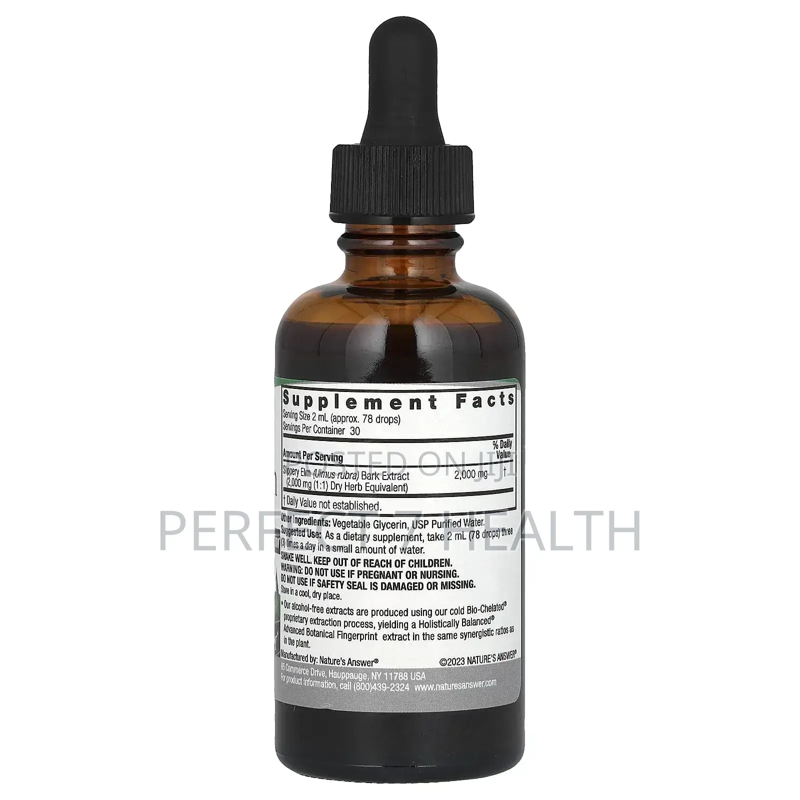 Slippery Elm Extract, Alcohol-free , 2,000 Mg , 2 Fl Oz (60 Ml)